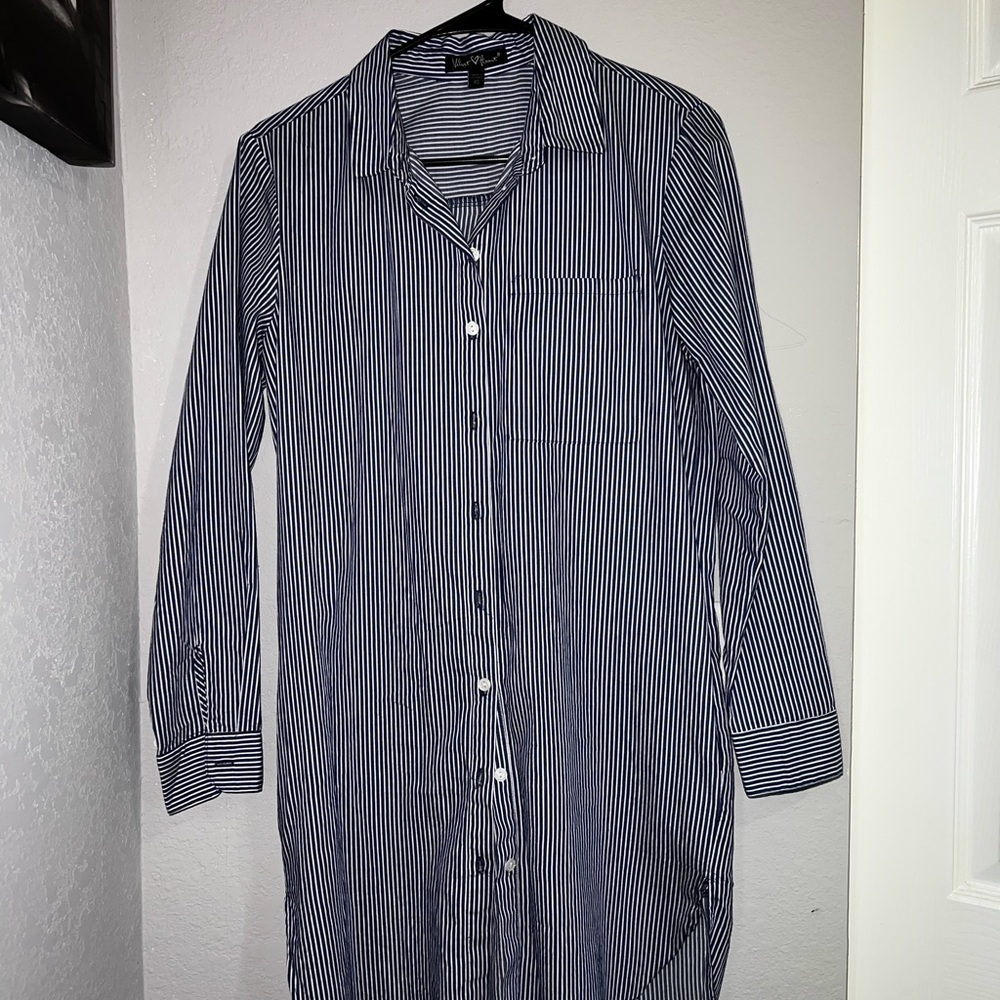 Stripped Long sleeve dress